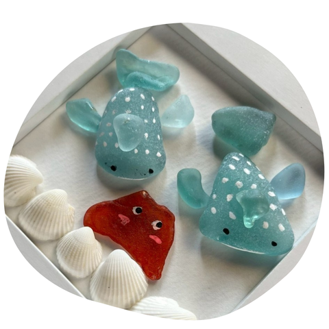 シーグラスアート crystal sugarin