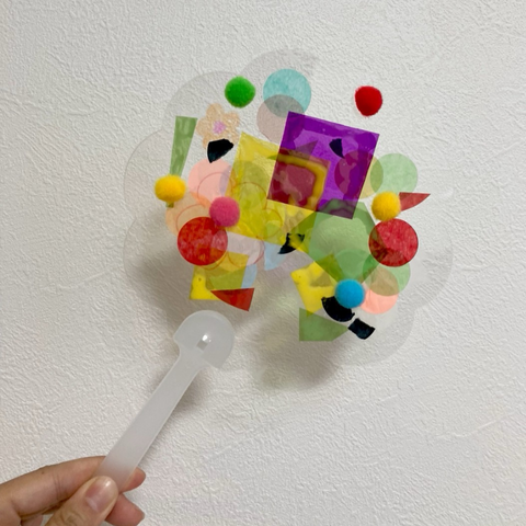 クラフトパーティー2025・透ける花火うちわ