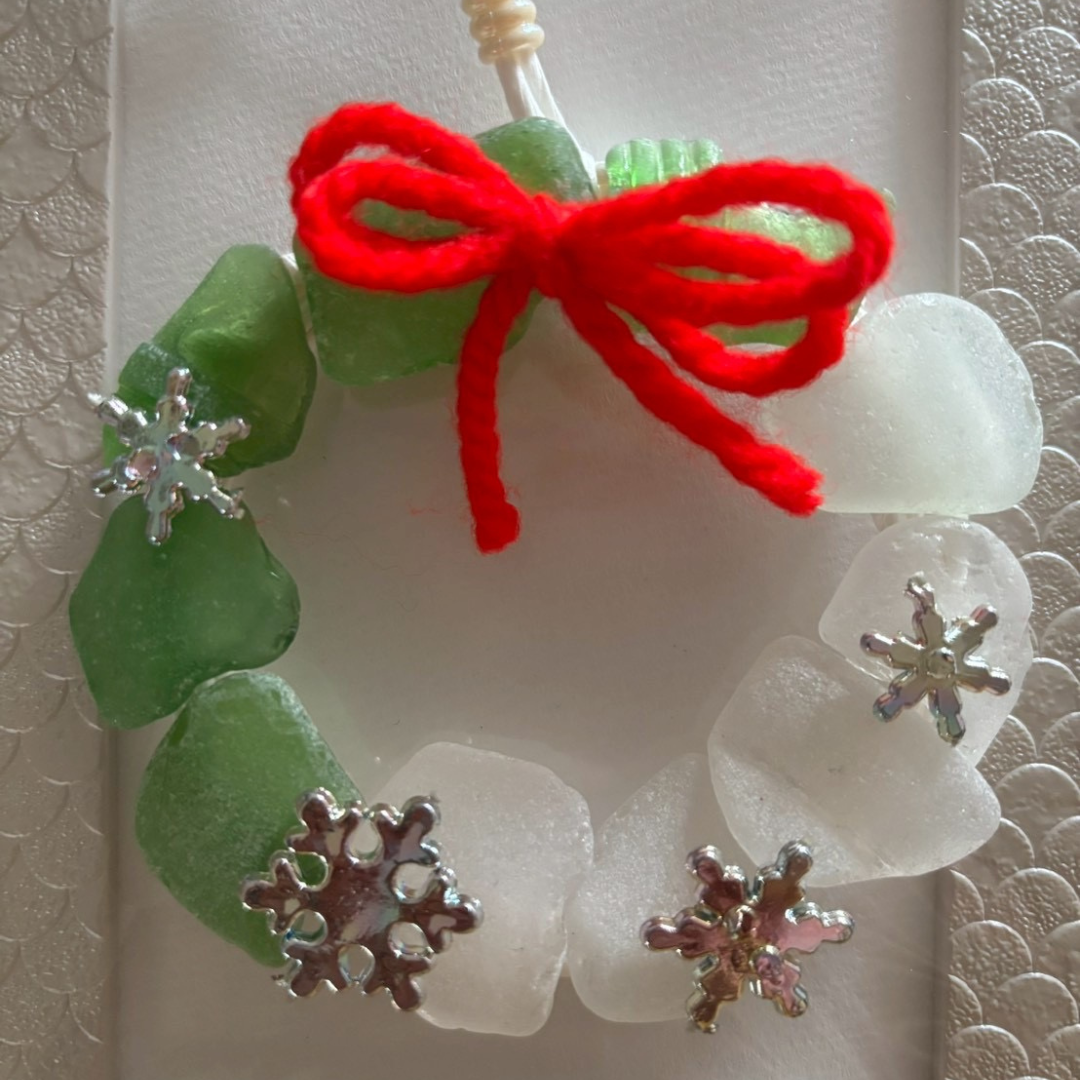 クリスマス・ワークショップ「シーグラスアート」