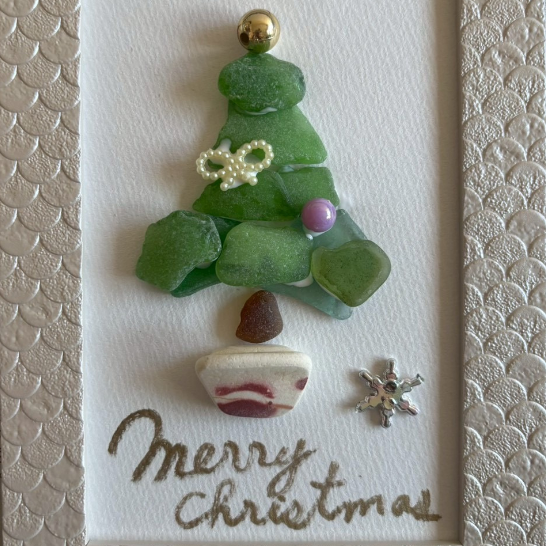 クリスマス・ワークショップ「シーグラスアート」