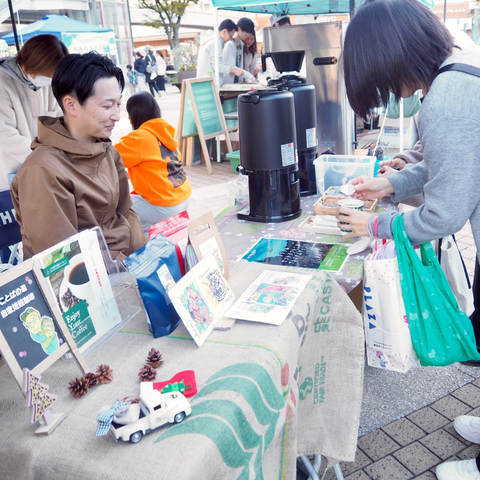 3/14ここそな・ことばの道・就労支援自家焙煎コーヒー